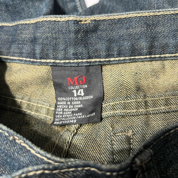 Marc by Marc Jacobs MJ Women’s Size Stretch Low 14 Rise Bootcut blue Jeans Zipp - Picture 6 of 8